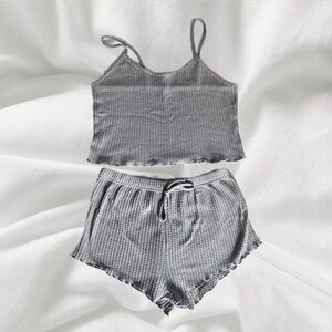 Gray Women's Sleepwear Set
